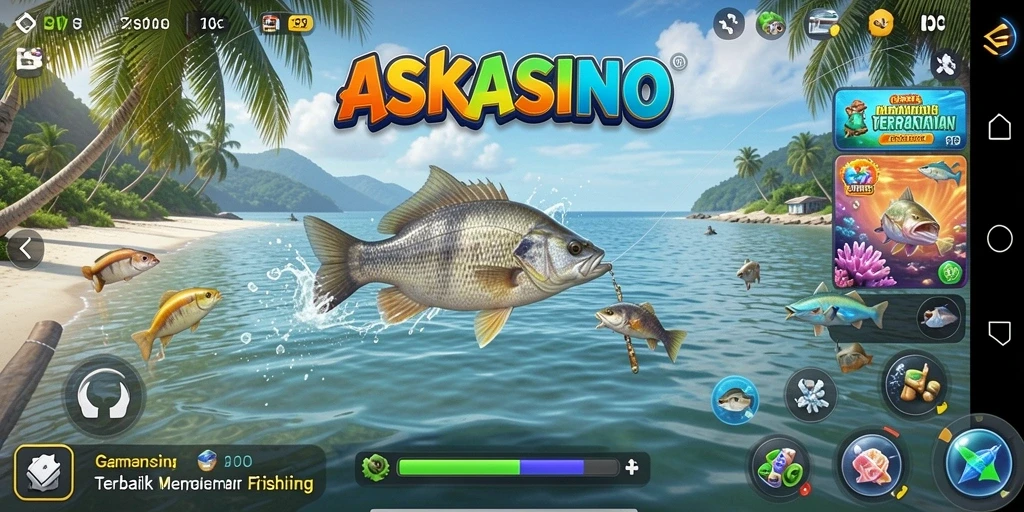 Gameplay seru dengan pengalaman memancing yang mendebarkan di ASKASINO.