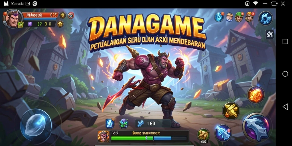Screenshot gameplay <strong>DANAGAME</strong> yang memukau dan penuh aksi.