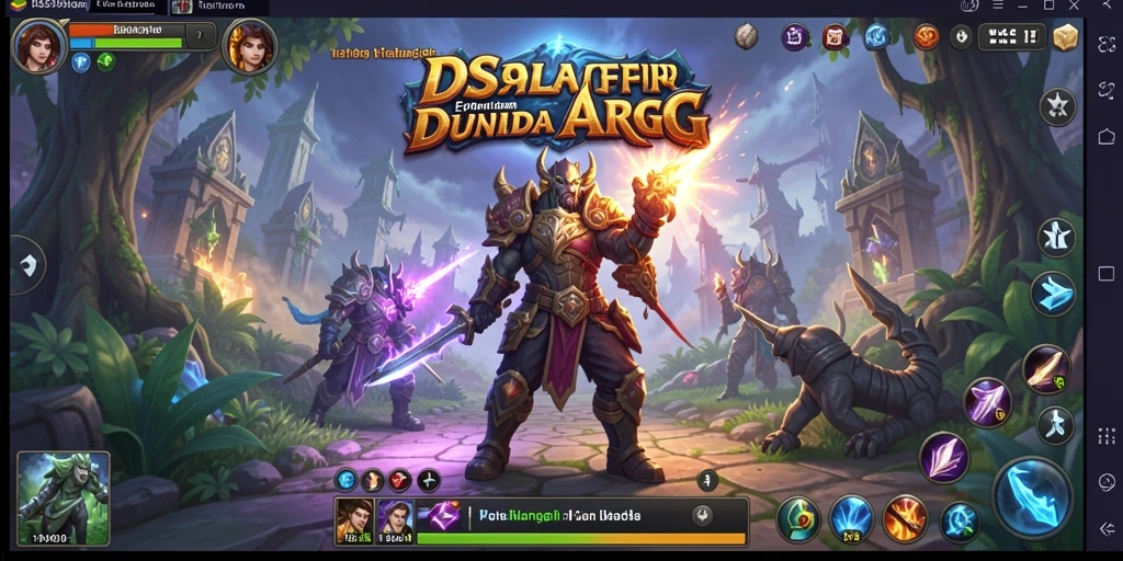 Tampilan gameplay DS99 memperlihatkan aksi pertarungan yang seru dan dinamis.