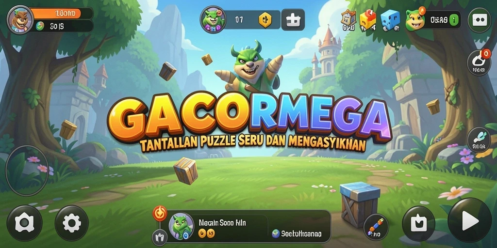 Gameplay GACORMEGA yang seru dan menantang.