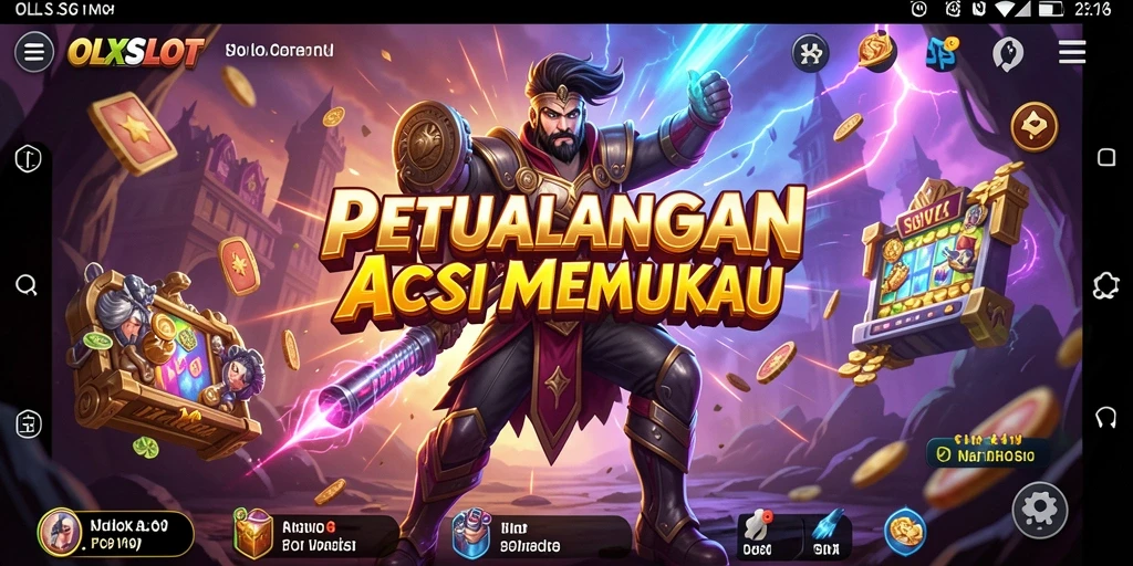 Gameplay OLXSLOT yang seru dengan aksi mendebarkan.