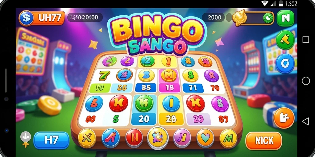 Screenshot gameplay UH77 menampilkan serunya bermain Bingo.